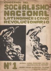 Cuadernos del Socialismo Nacional Latinoamericano Revolucionario. Nº1