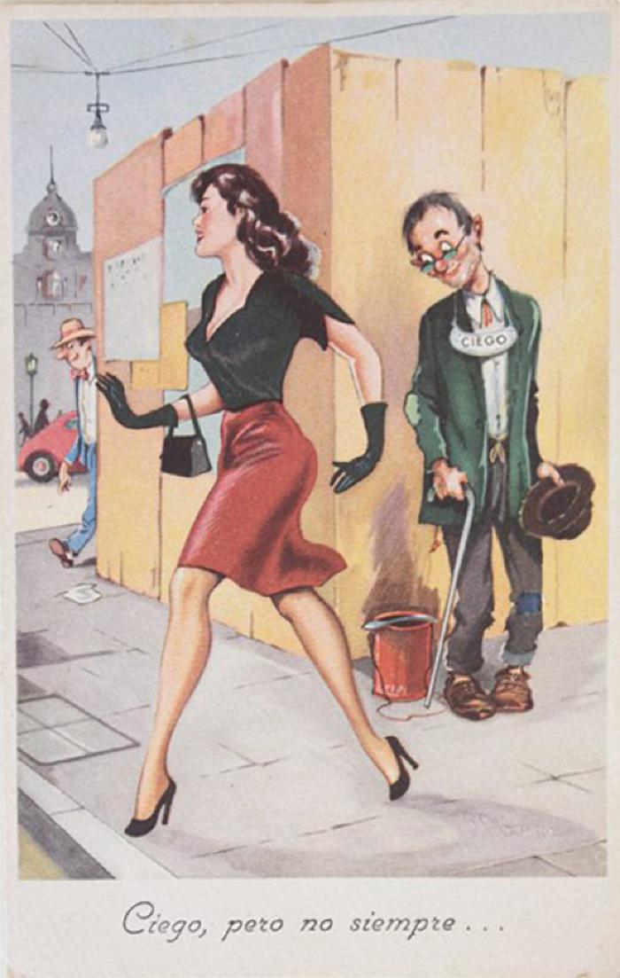 Postal n° 5: Ciego, pero no siempre…