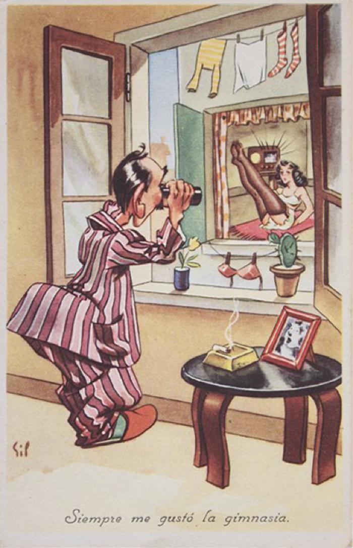 Postal n° 35: Siempre me gustó la gimnasia