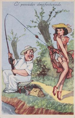 Postal n° 37: El pescador desafortunado
