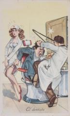 Postal n° 30: El dentista