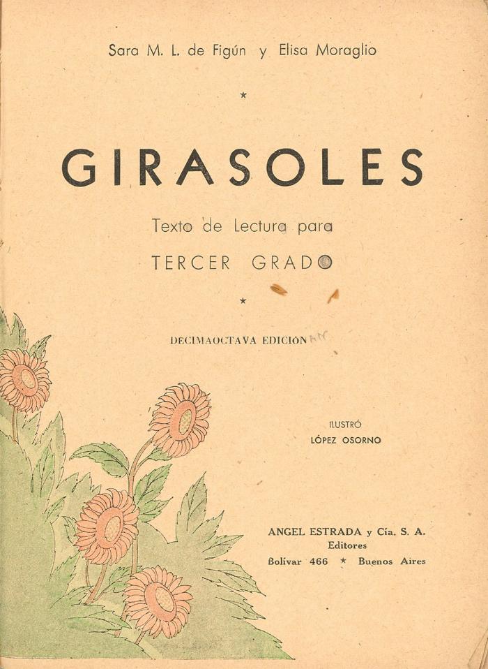 Girasoles: texto de lectura para tercer grado