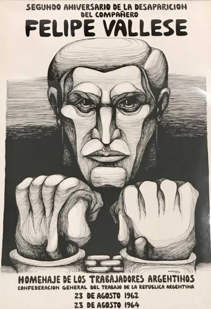 Segundo aniversario de la desaparición del compañero Felipe Vallese