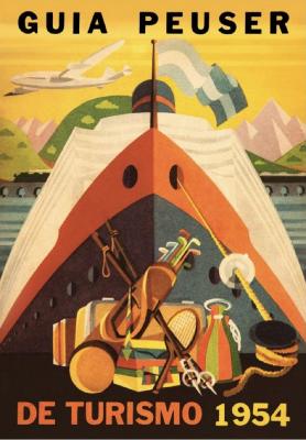 Portada de la Guía Peuser de Turismo de 1954.