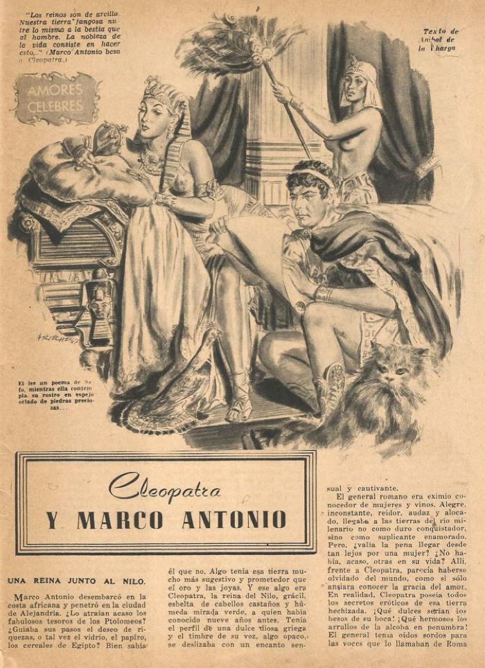 Cleopatra y Marco Antonio