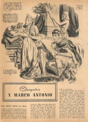 Cleopatra y Marco Antonio