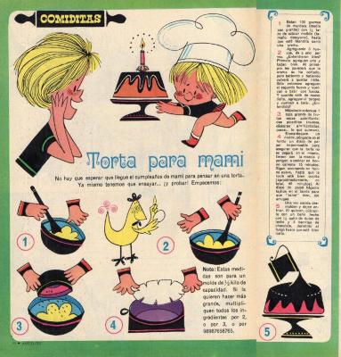 Comiditas. Torta para mami.