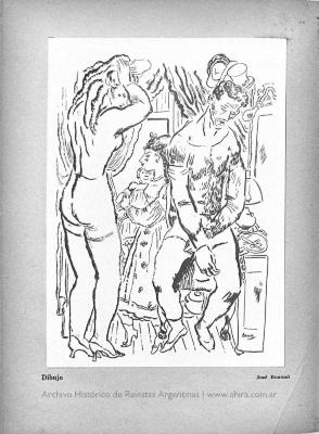 José Bonomi, decorador y dibujante