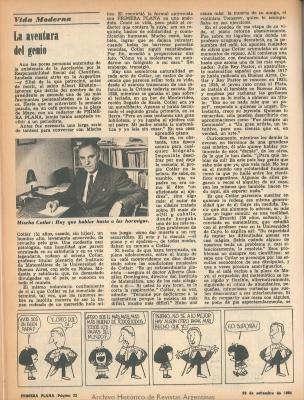 Primera aparición de Mafalda