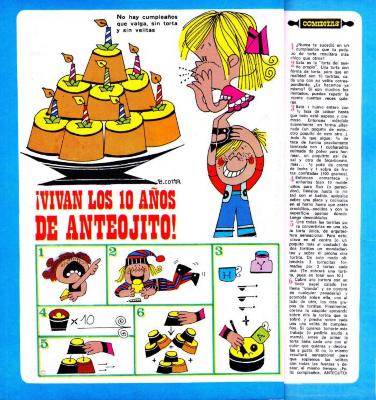 Comiditas. ¡Vivan los diez años de Anteojito!