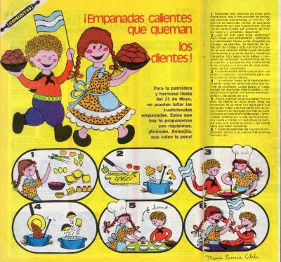 Comiditas. ¡Empanadas calientes que queman los dientes!