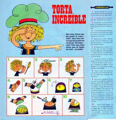 Comiditas. Torta increíble.